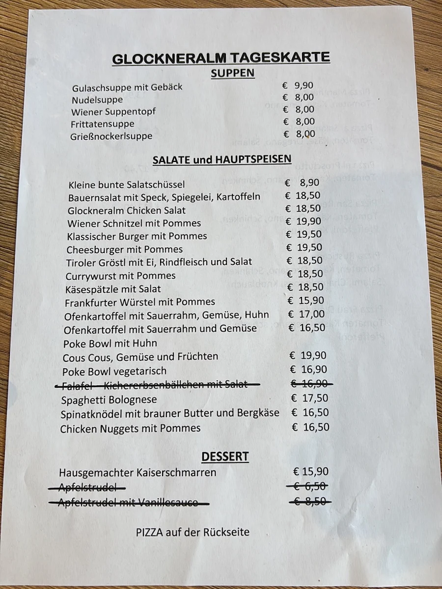 Speisekarte photo 1