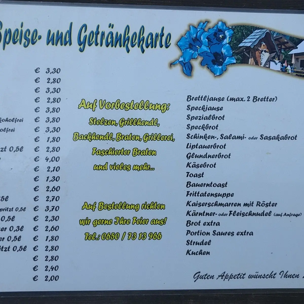 Speisekarte photo 5