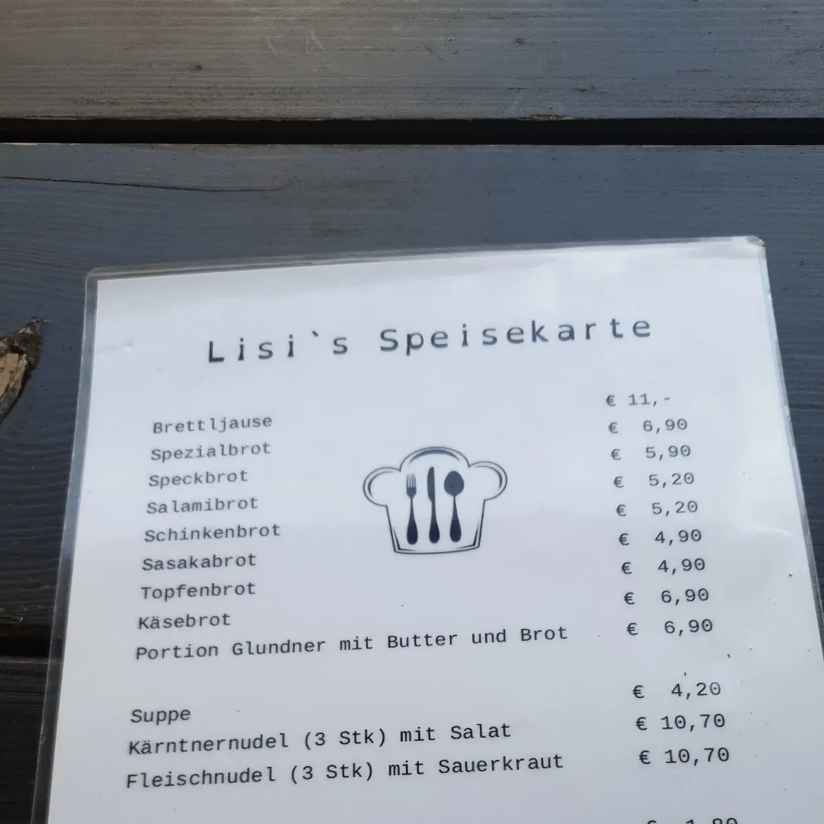 Speisekarte photo 6