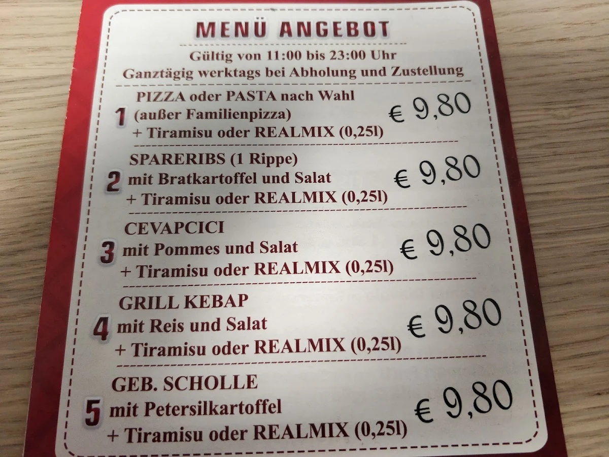 Speisekarte photo 2