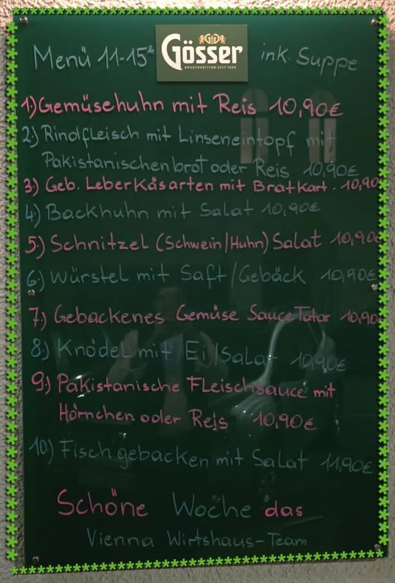 Speisekarte photo 5