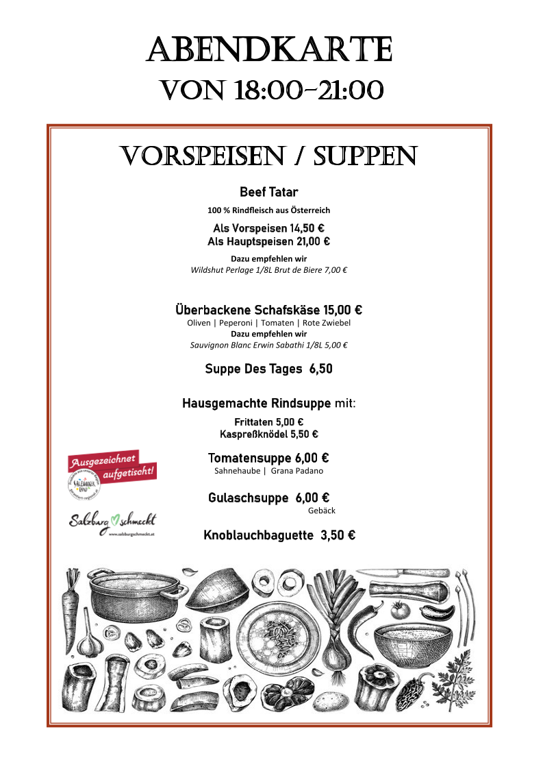 Speisekarte photo 5