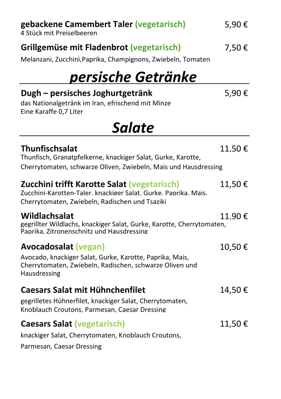Speisekarte photo 10