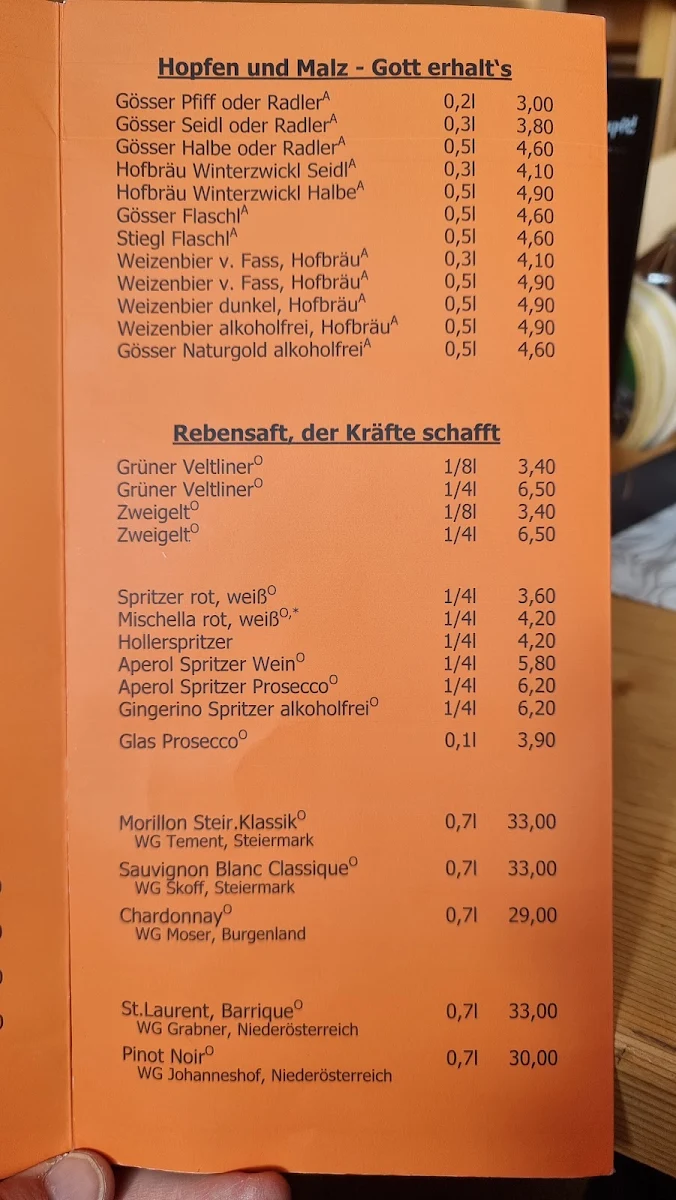 Speisekarte photo 2