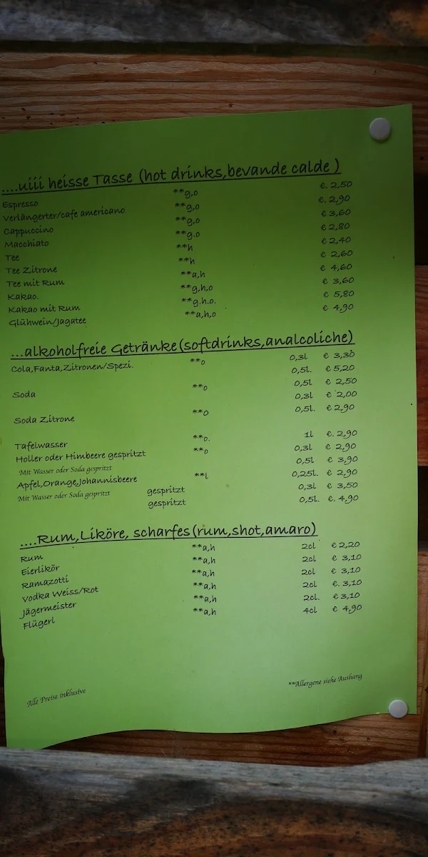 Speisekarte photo 2
