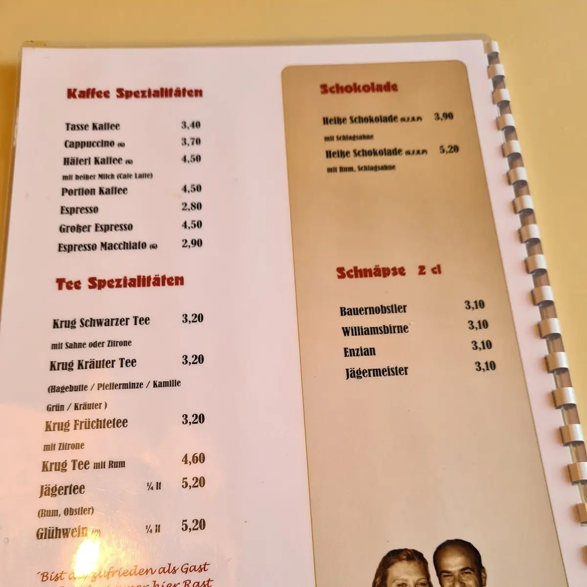 Speisekarte photo 4