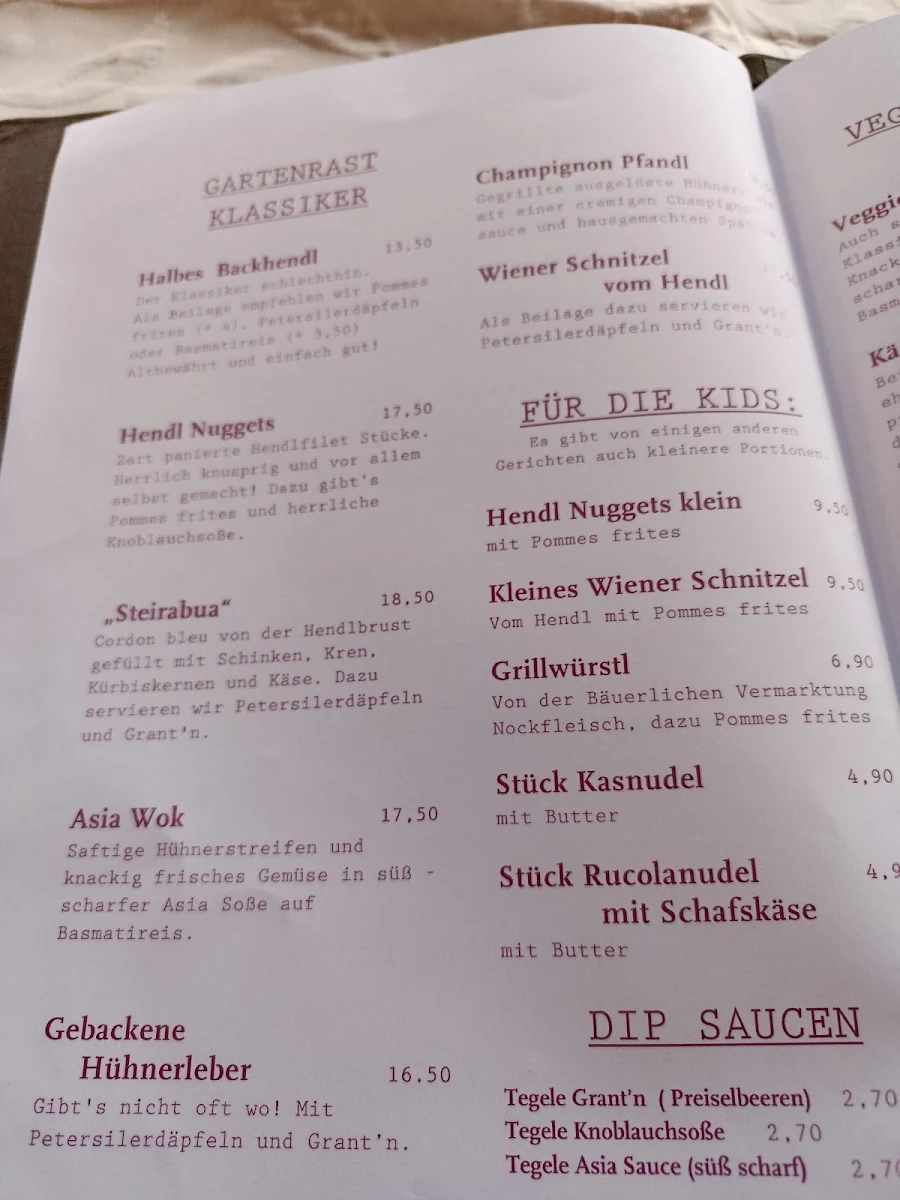 Speisekarte photo 2