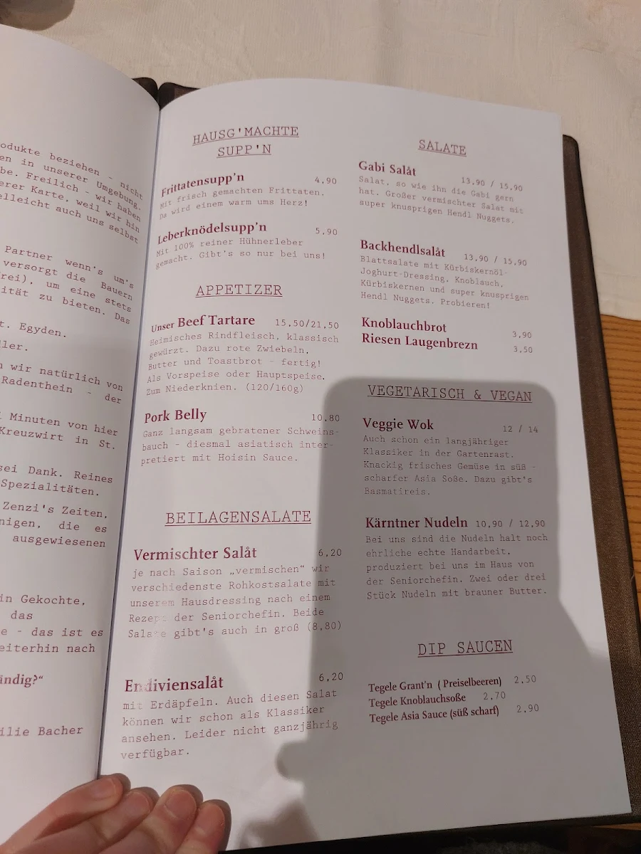 Speisekarte photo 4