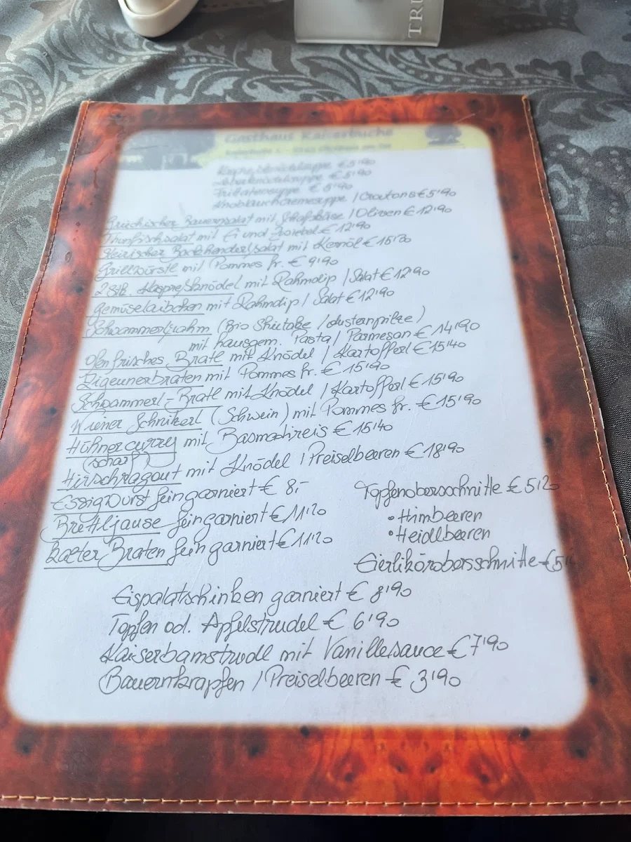 Speisekarte photo 2