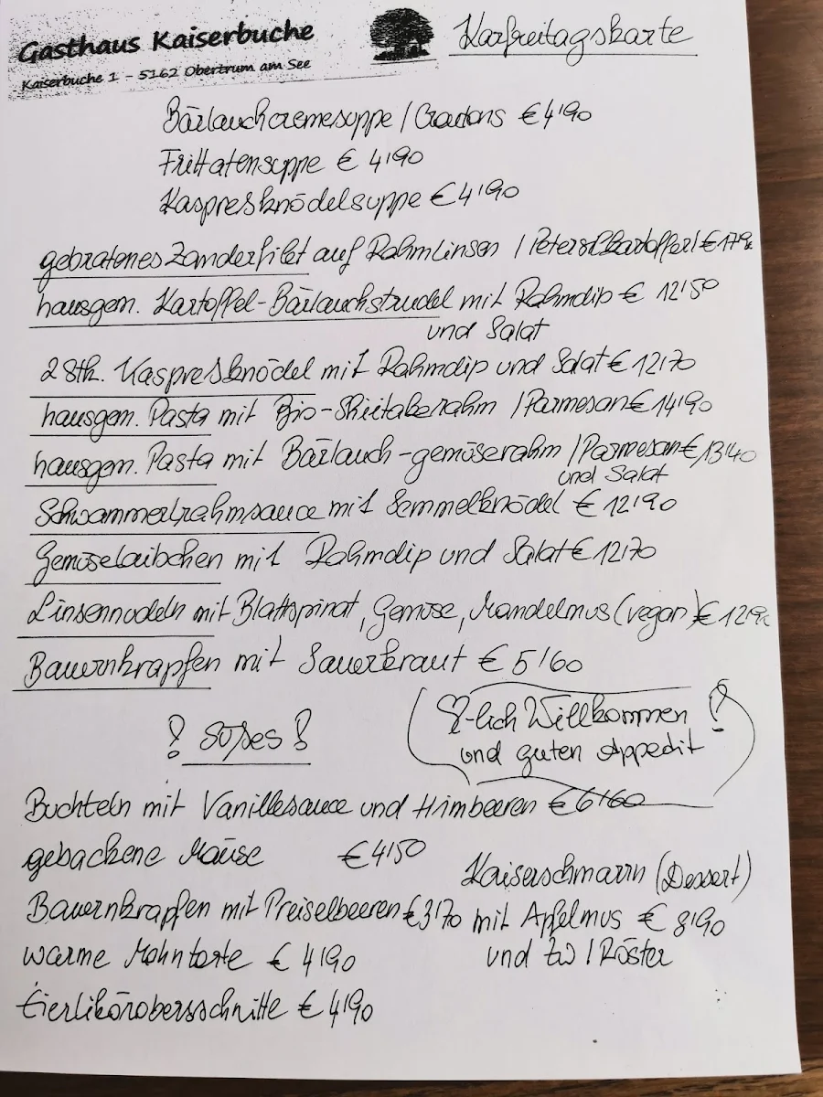 Speisekarte photo 6