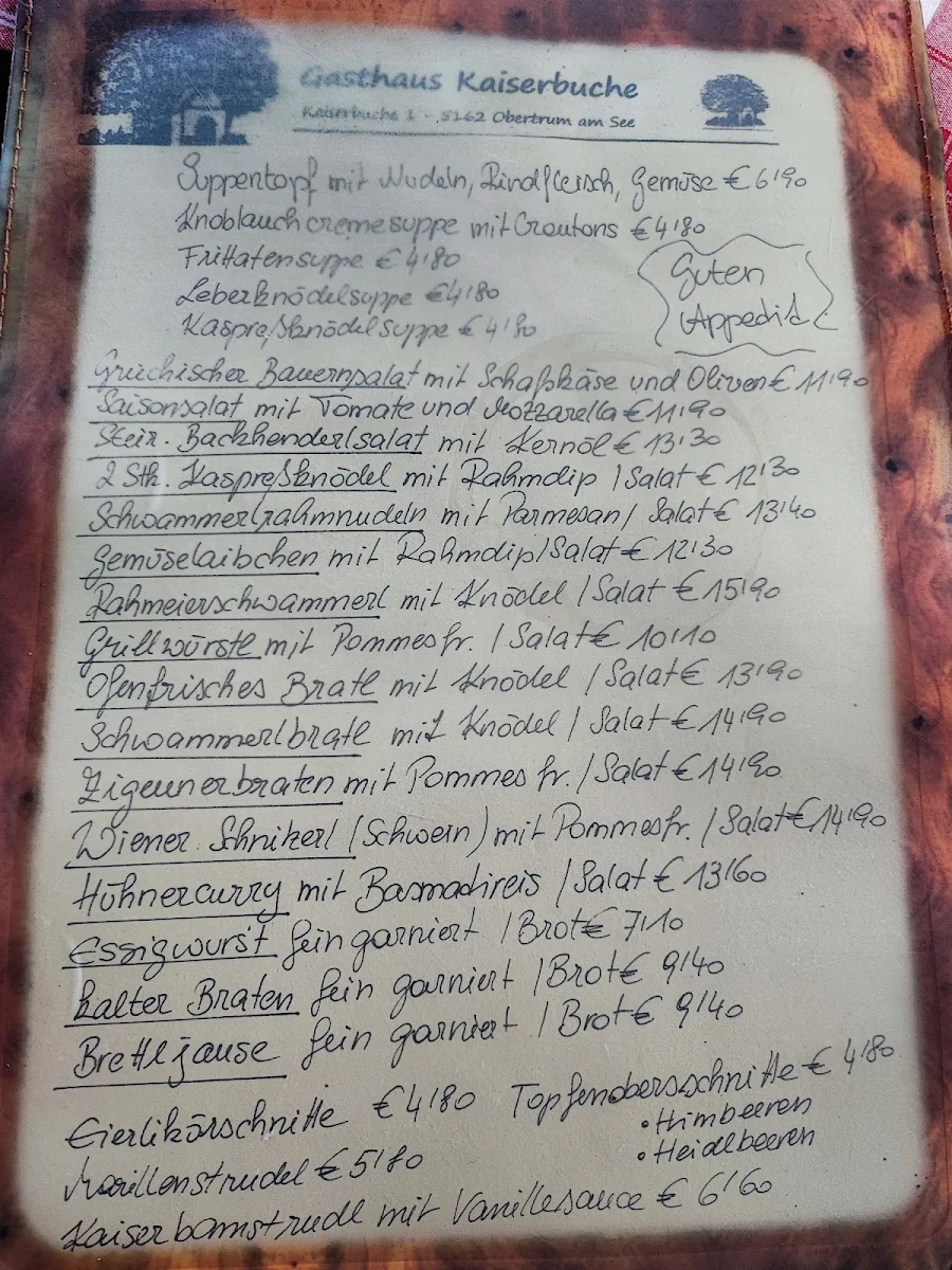 Speisekarte photo 7