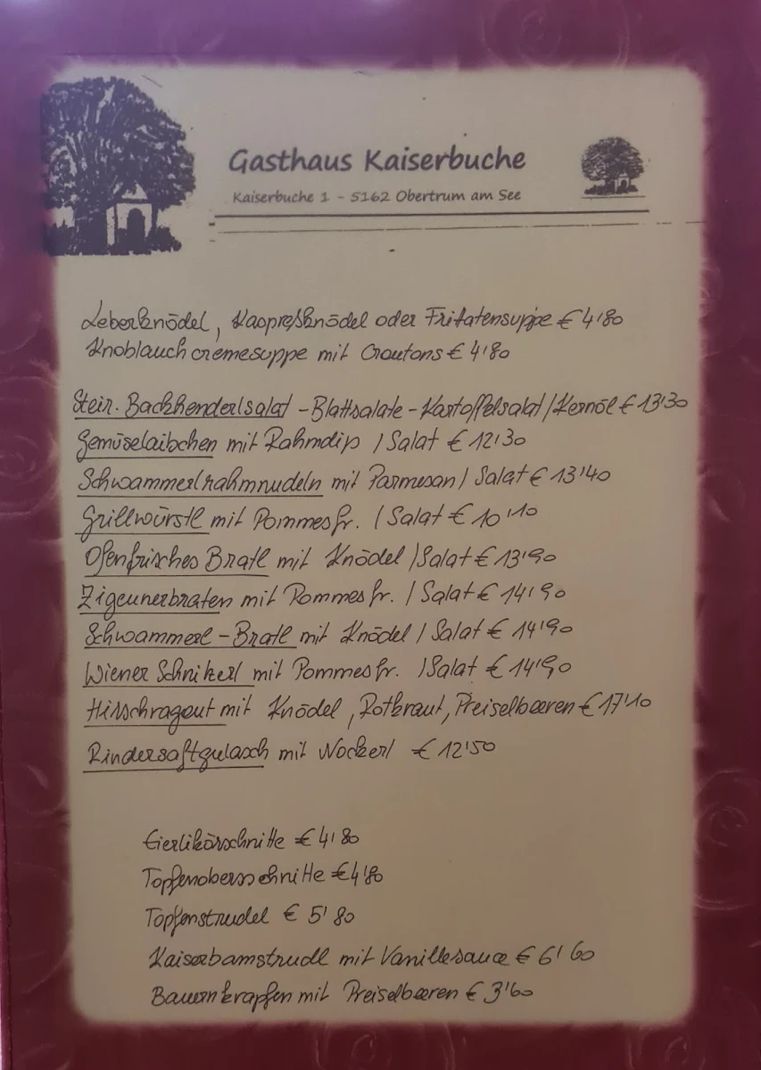 Speisekarte photo 9