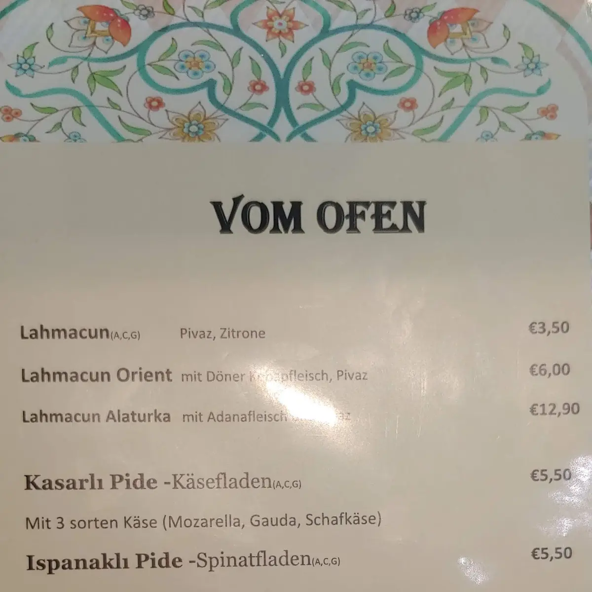 Speisekarte photo 7