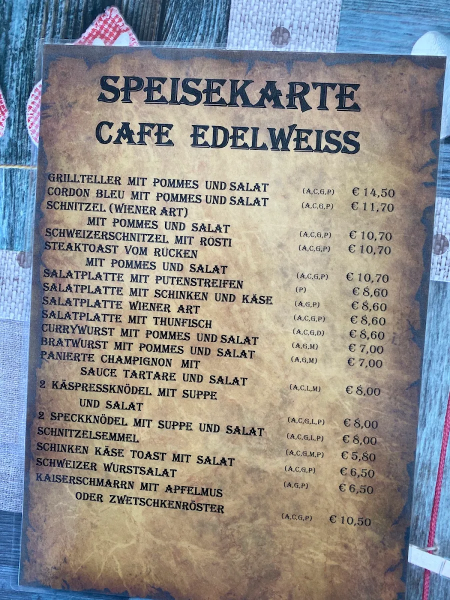 Speisekarte photo 5