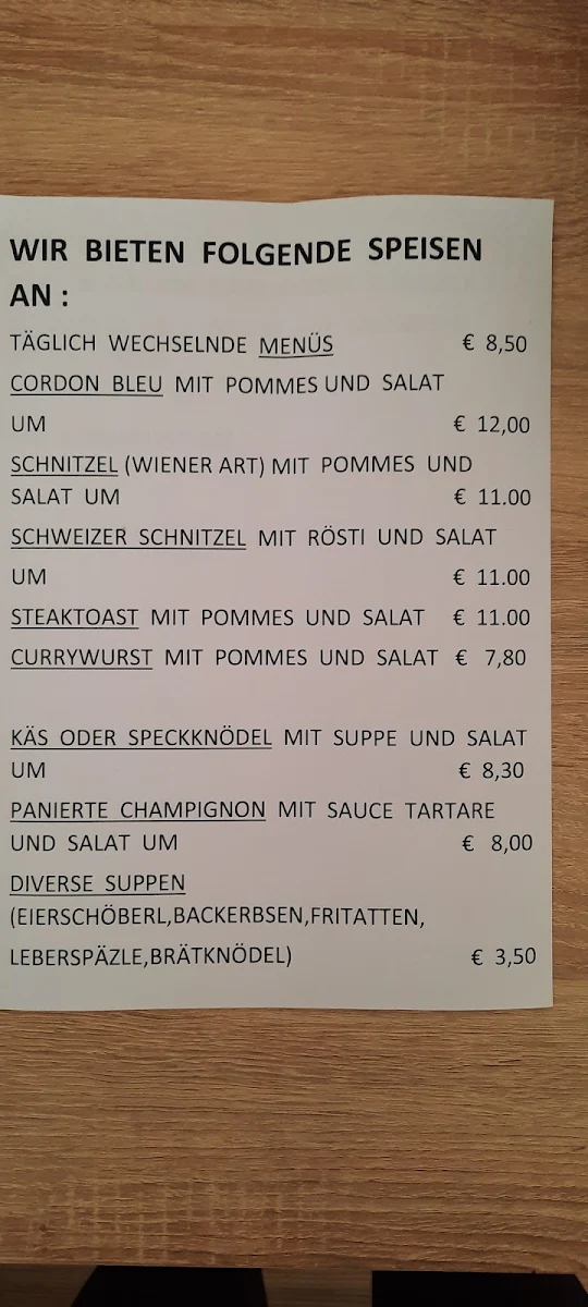 Speisekarte photo 6