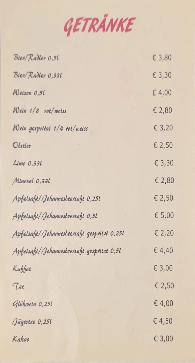 Speisekarte photo 1