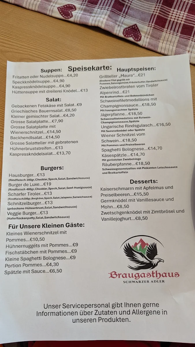 Speisekarte photo 1