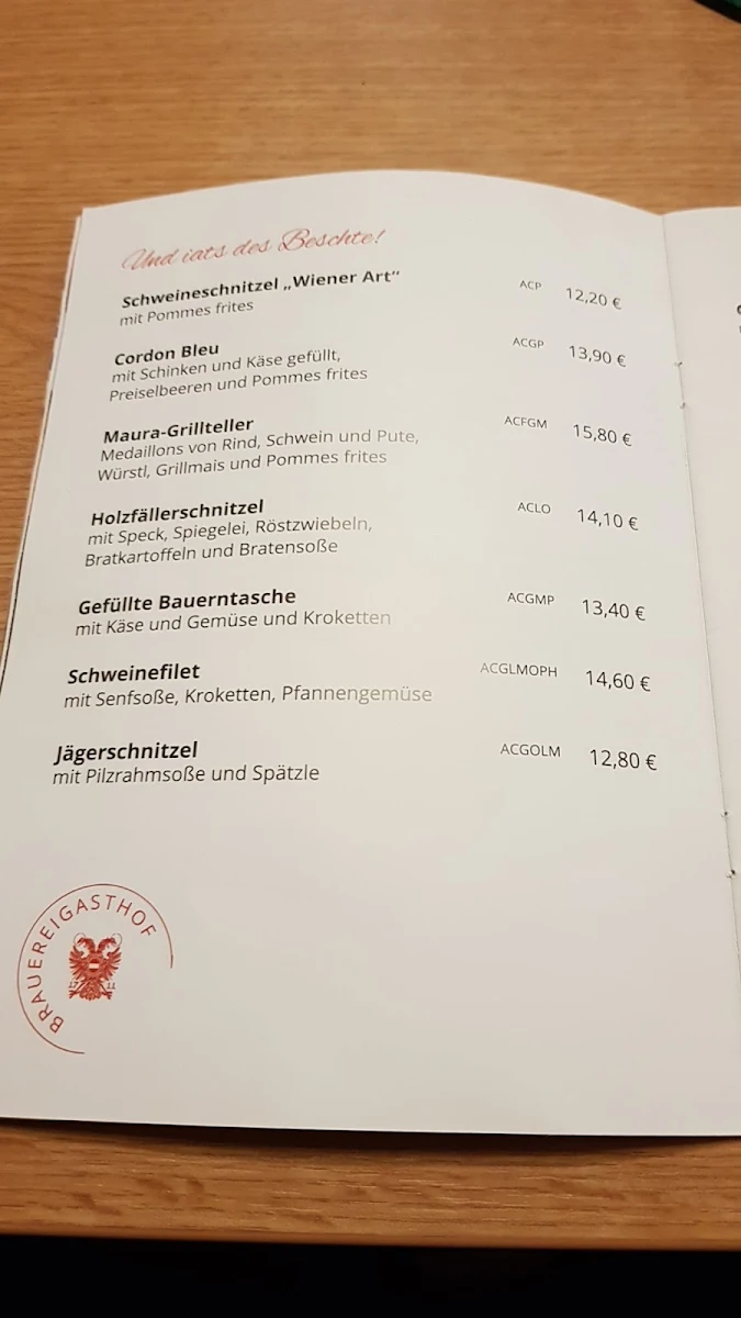 Speisekarte photo 2