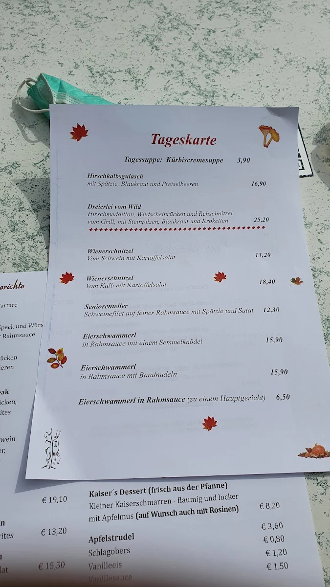 Speisekarte photo 3