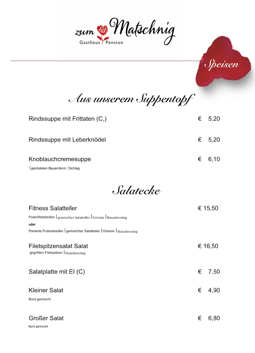 Speisekarte photo 2