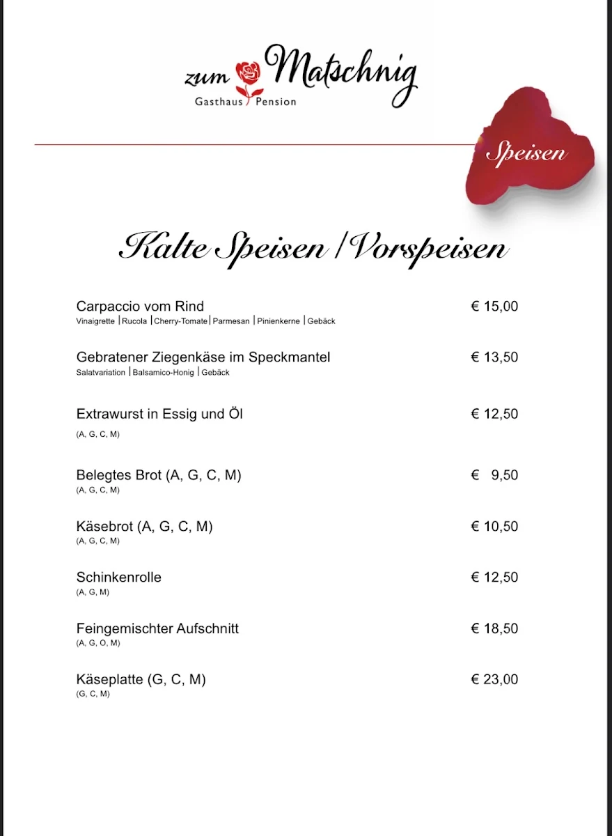 Speisekarte photo 4