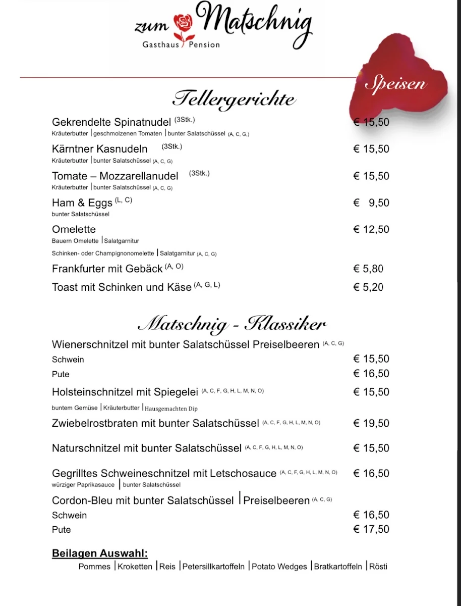 Speisekarte photo 5
