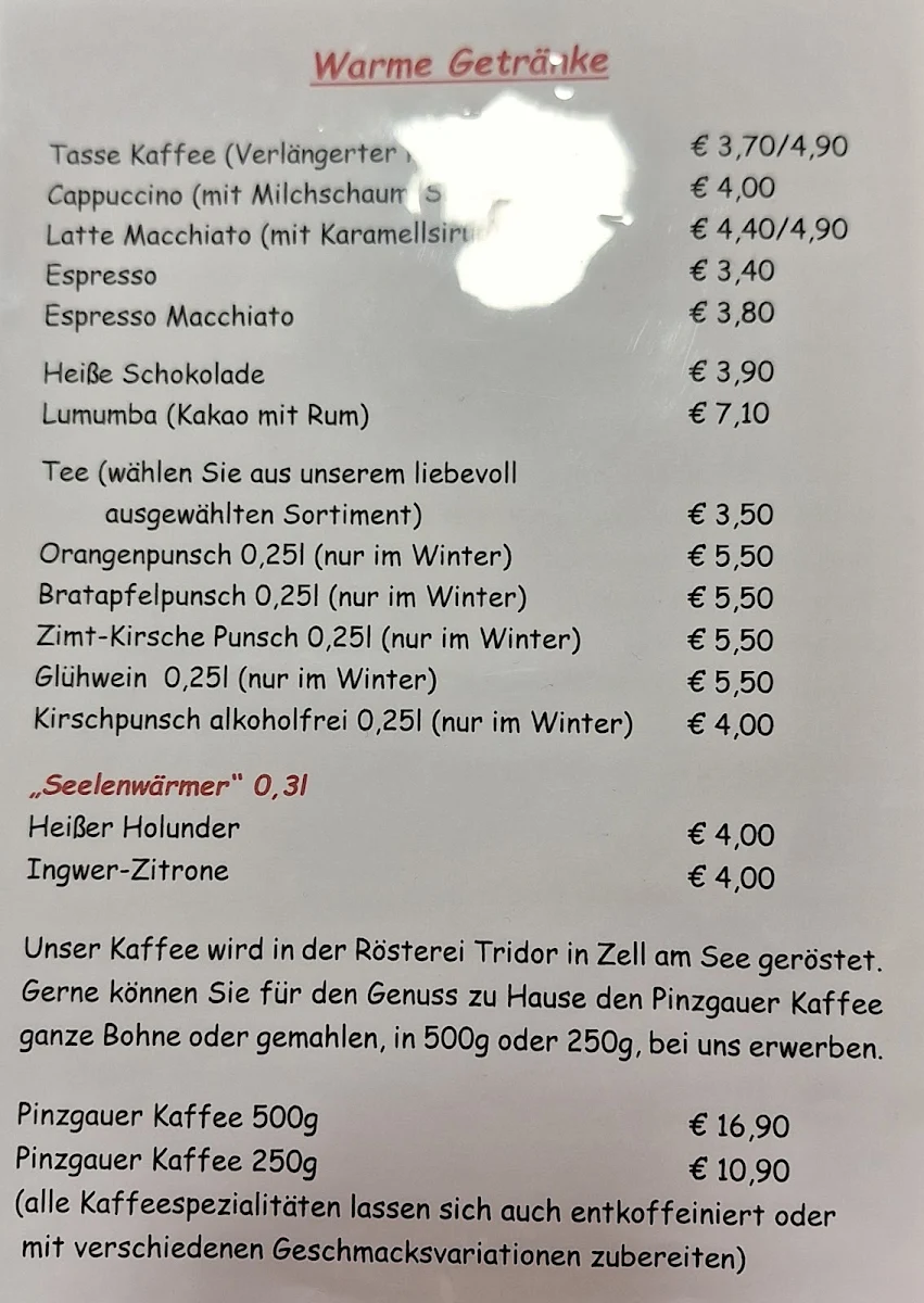 Speisekarte photo 1