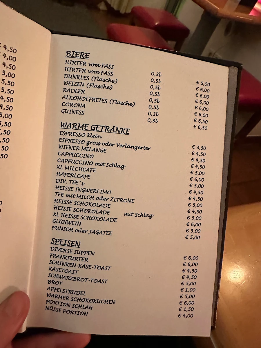 Speisekarte photo 1
