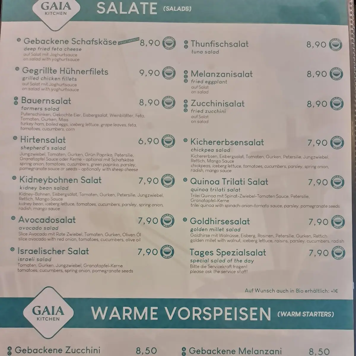 Speisekarte photo 8