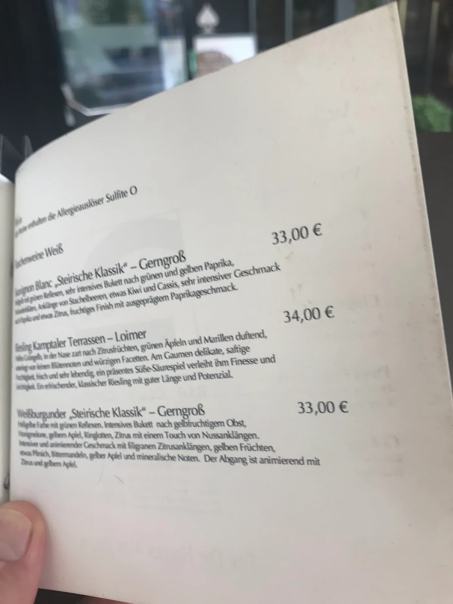 Speisekarte photo 1