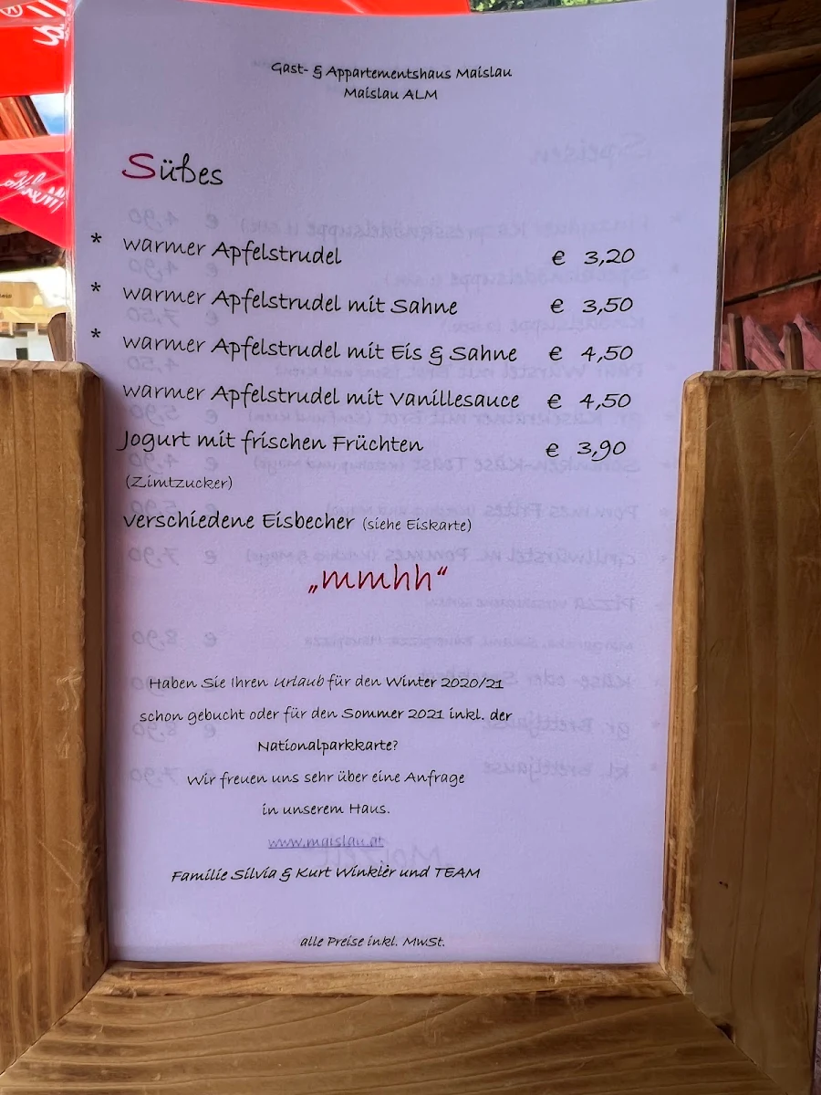 Speisekarte photo 1