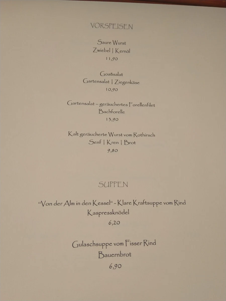Speisekarte photo 3