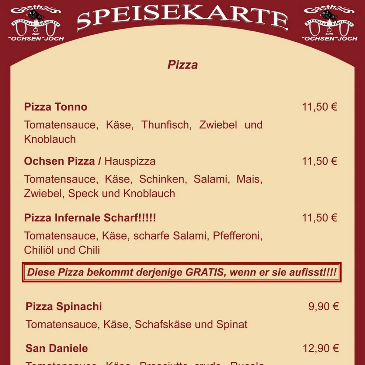 Speisekarte photo 4