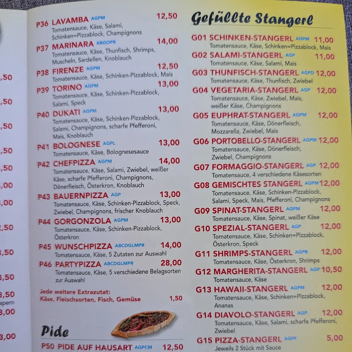 Speisekarte photo 3