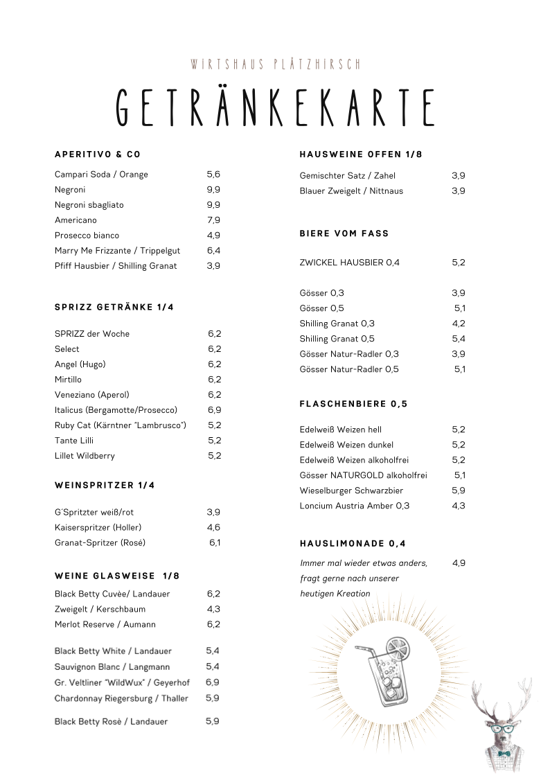 Speisekarte photo 1