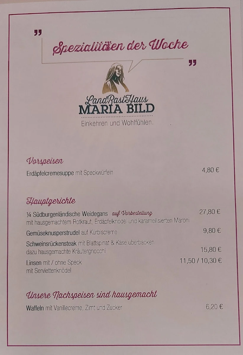 Speisekarte photo 5