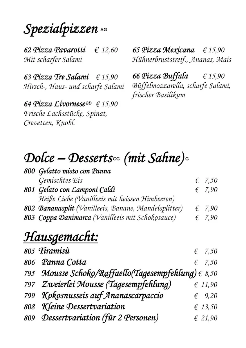 Speisekarte photo 5