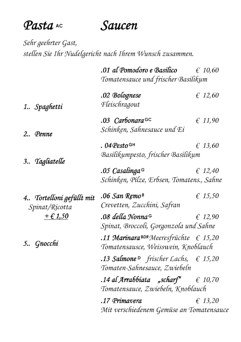 Speisekarte photo 8