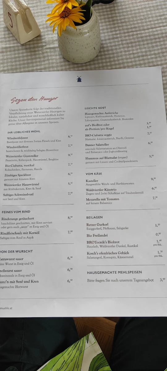 Speisekarte photo 3