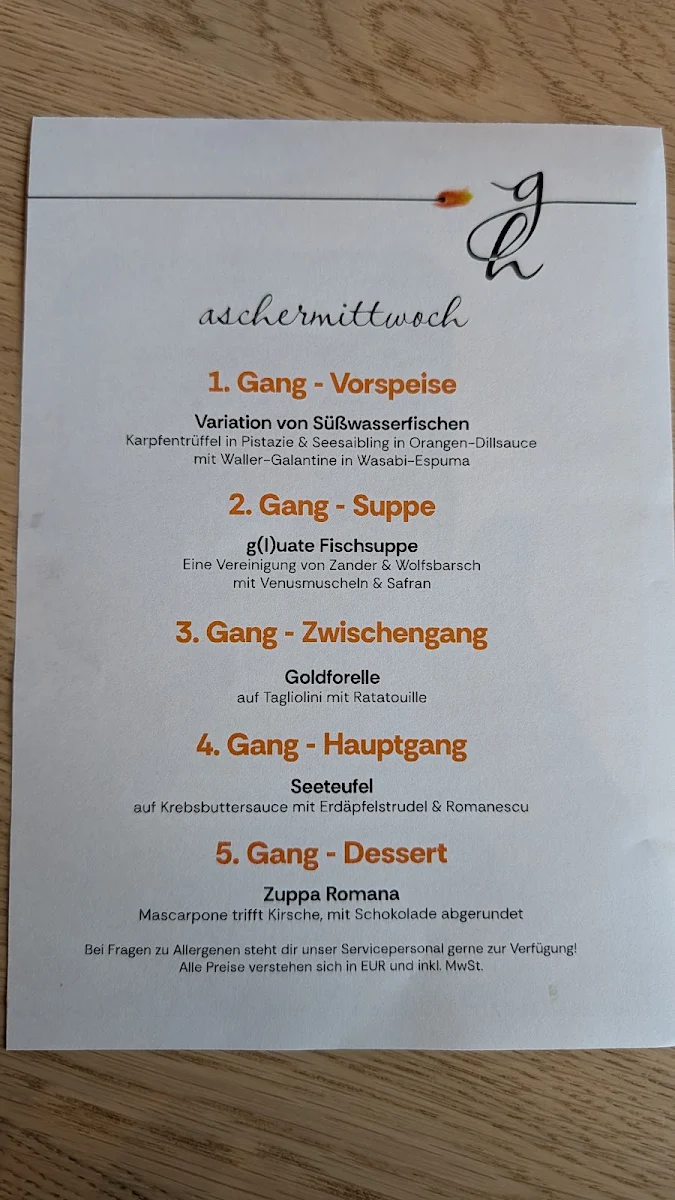 Speisekarte photo 1