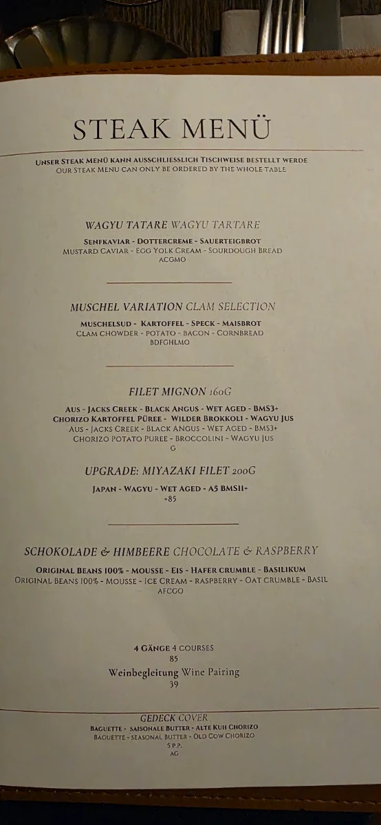 Speisekarte photo 1