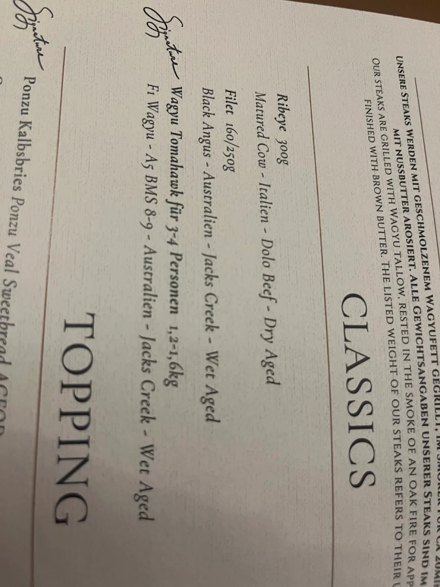 Speisekarte photo 9