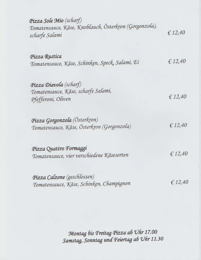 Speisekarte photo 2
