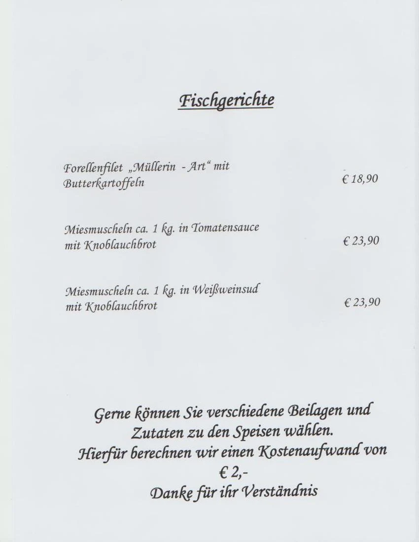 Speisekarte photo 3