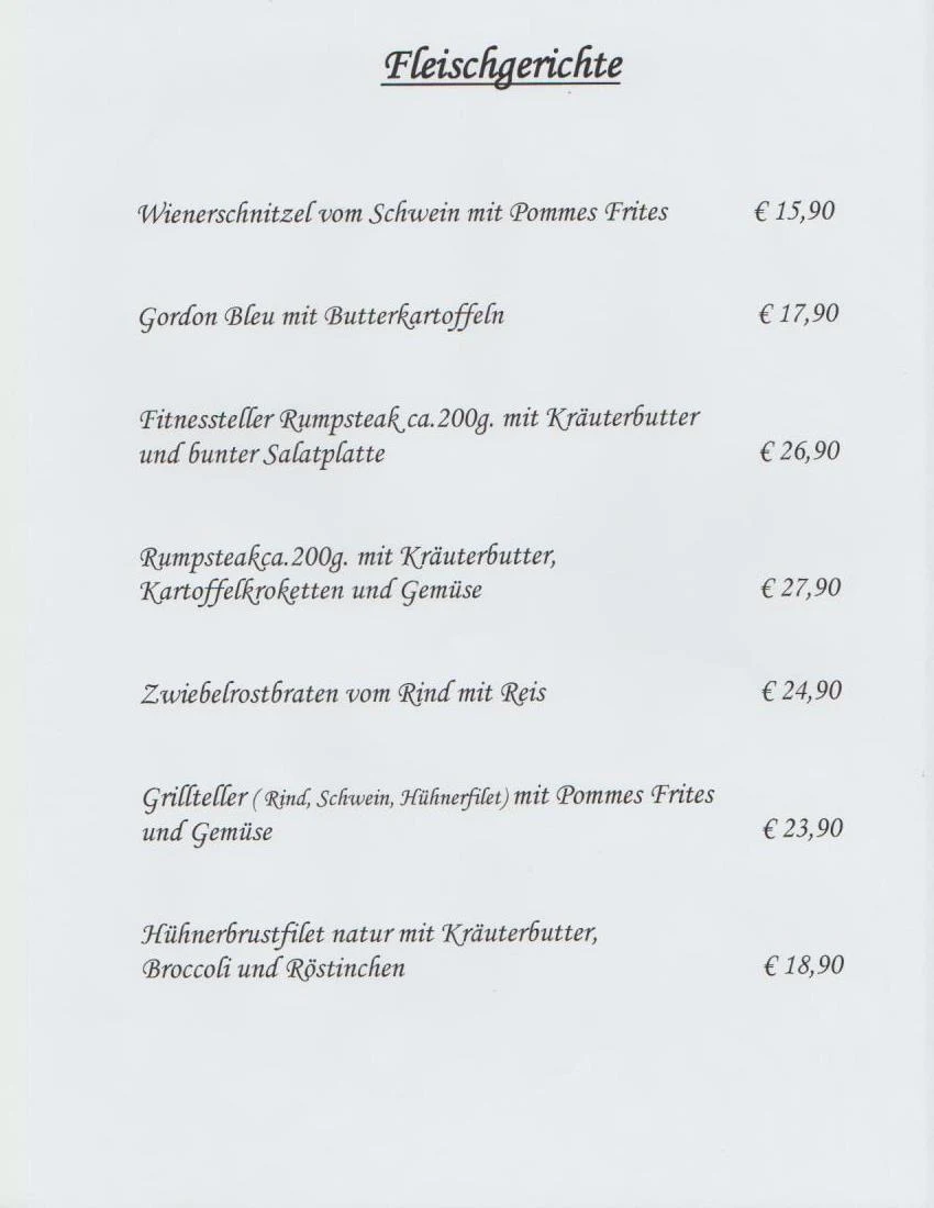 Speisekarte photo 7