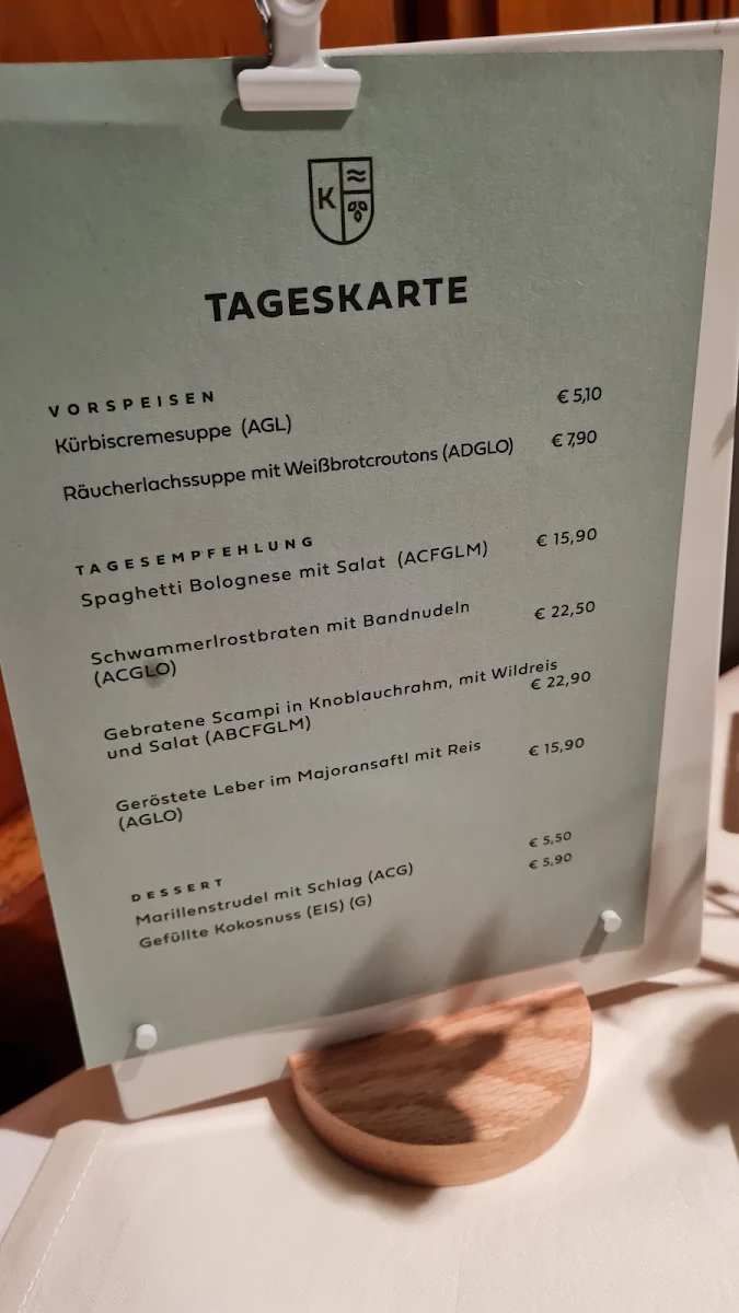 Speisekarte photo 1