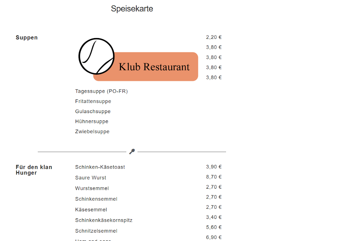 Speisekarte photo 9