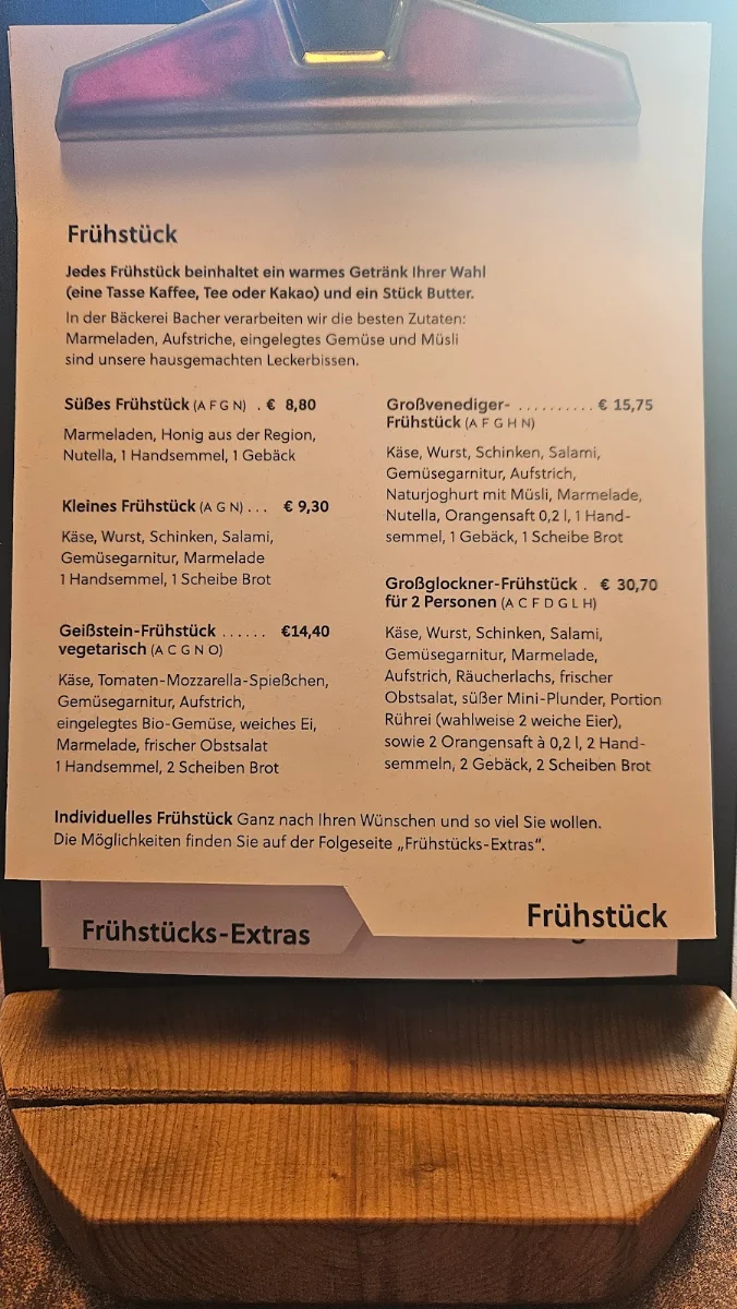 Speisekarte photo 1