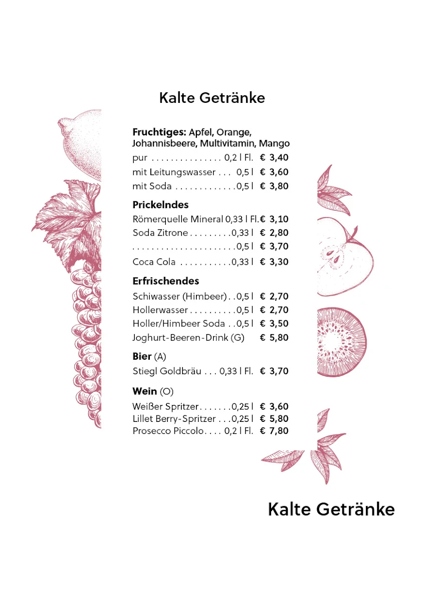 Speisekarte photo 2