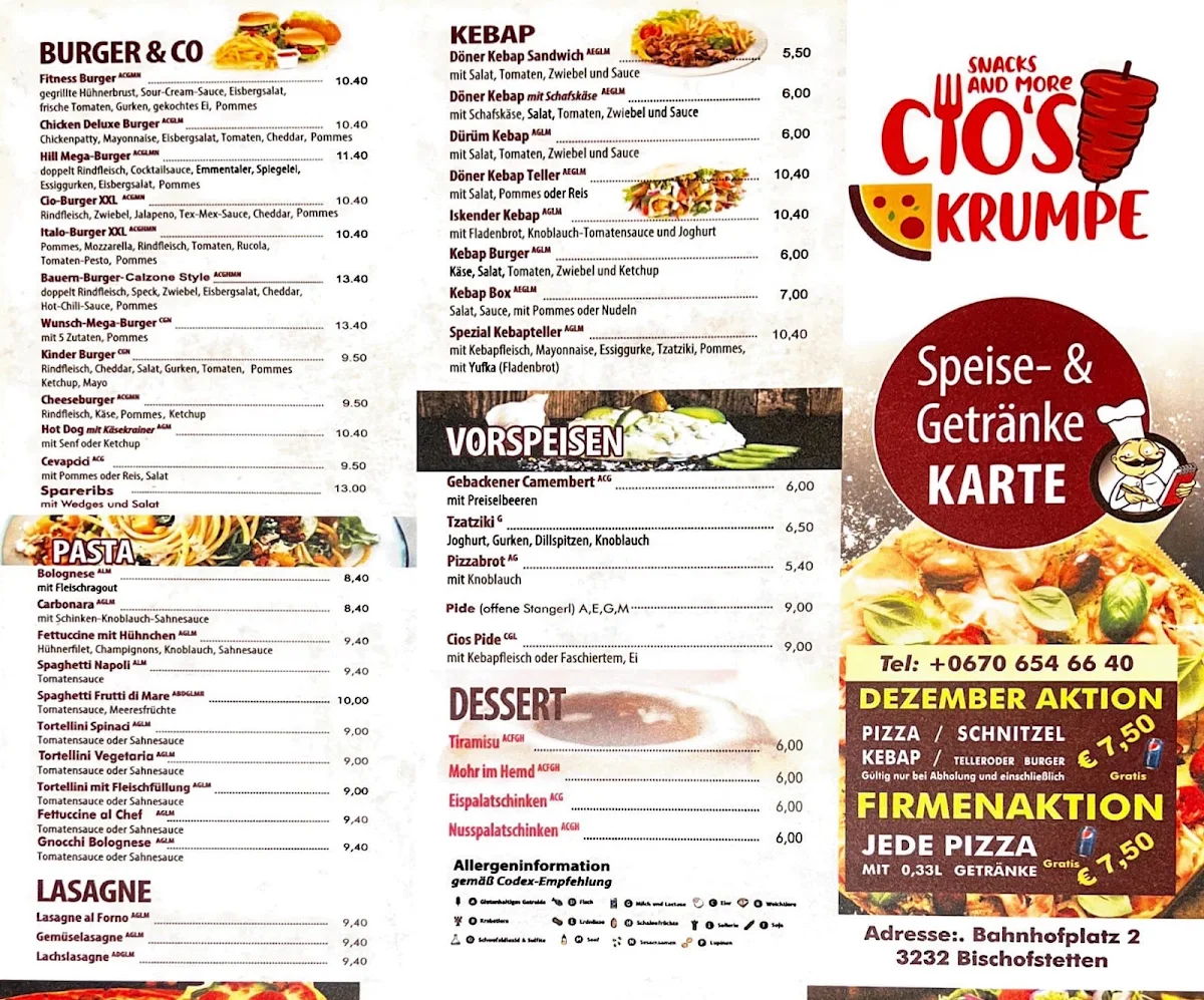 Speisekarte photo 1